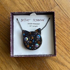 Gemstone Cat Necklace